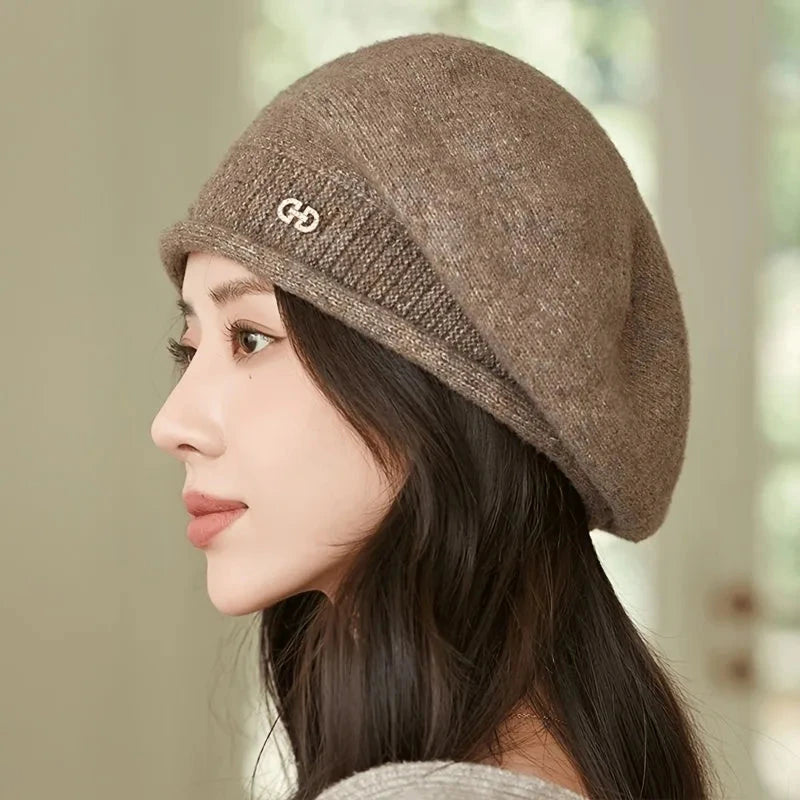1pc Women's Soft Beanie Hat - Lightweight Stretchy Casual Hat with Jacquard Weave Versatile for Casual Attire Everyday Headwear FitiqueFit