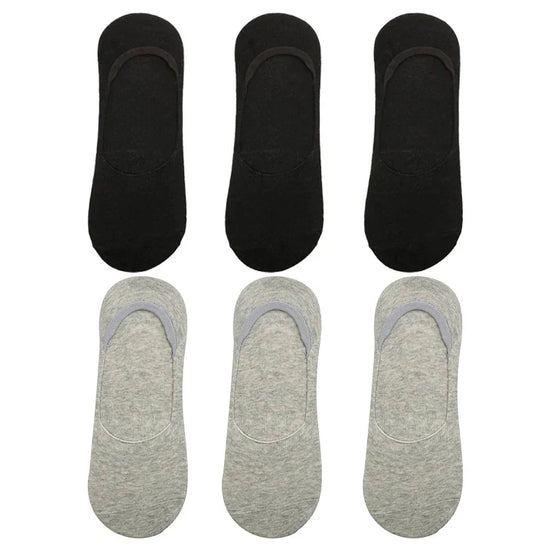 6-Pack Bamboo Invisible Low-Cut Socks | Breathable Boat Socks 