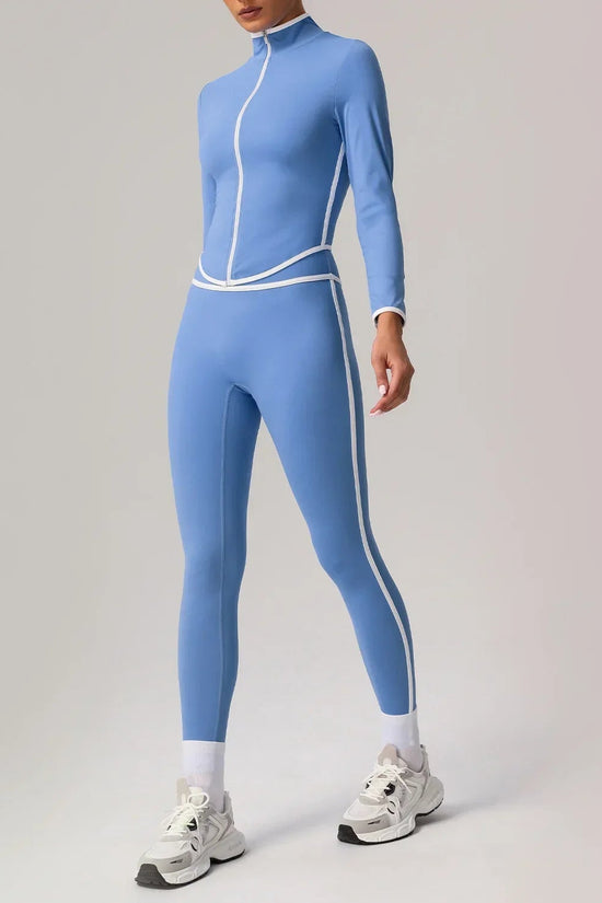 🖤 Seamless Yoga Set – High Waist, Hip-Lifting FitiqueFit