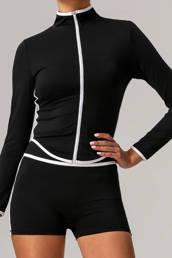 🖤 Seamless Yoga Set – High Waist, Hip-Lifting FitiqueFit