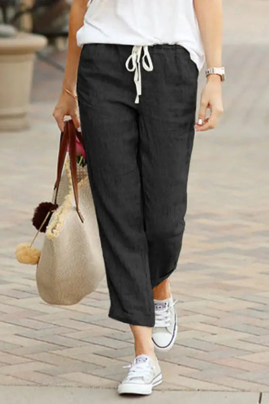 Cotton Y2K Wide Leg Pants – High Waist Streetwear Baggy Trousers FitiqueFit