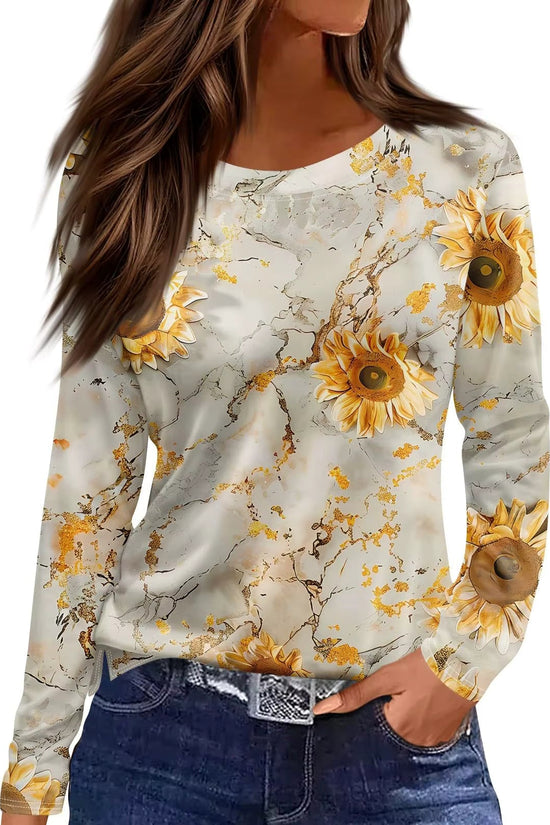 Vintage Floral Mesh Blouse – 9 Styles, S–XXL 