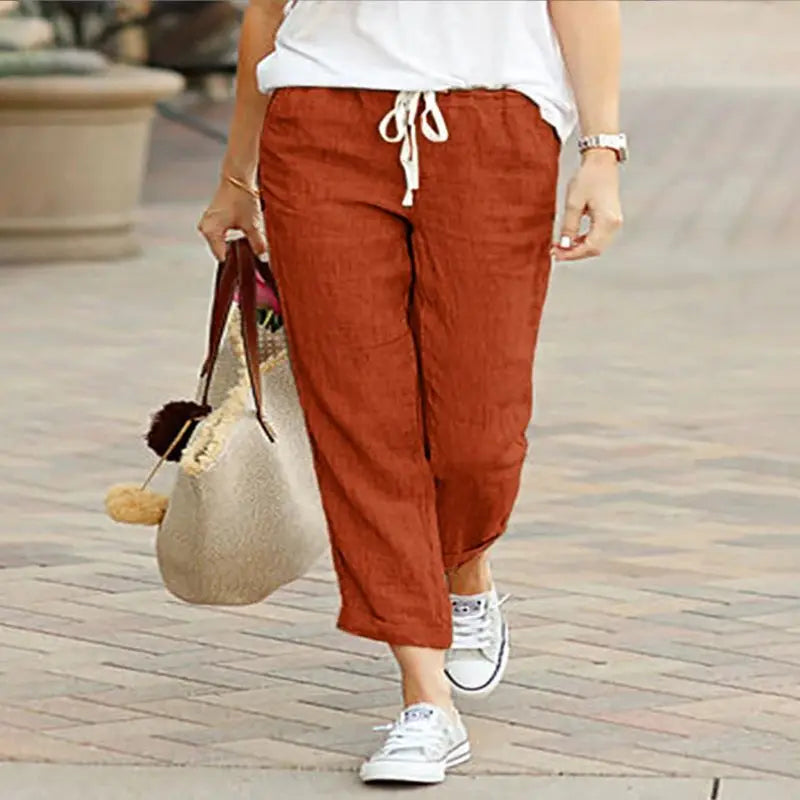 Cotton Y2K Wide Leg Pants – High Waist Streetwear Baggy Trousers FitiqueFit