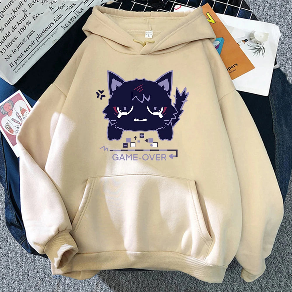 Genshin Impact Scaramouche Cat Hoodie FitiqueFit