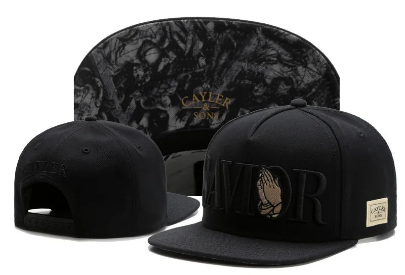 Classic Snapback Hat – Flat Bill Adjustable Baseball Cap FitiqueFit