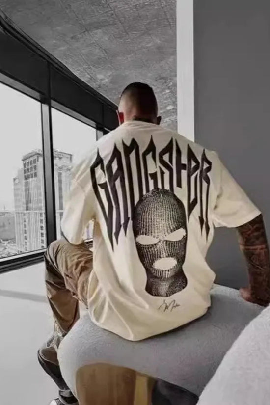 👕 Masked Persona Oversized Harajuku T-Shirt FitiqueFit