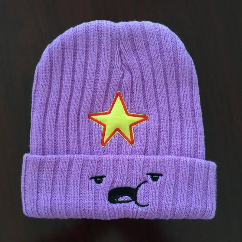 Versatile woolen hat, men's and women's pullover hat, embroidered woolen hat, winter ear protection acrylic knitted hat 