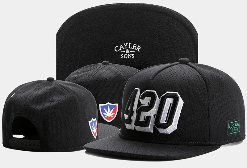 Skull Hand Snapback Hat – Flat Bill Adjustable Baseball Cap FitiqueFit