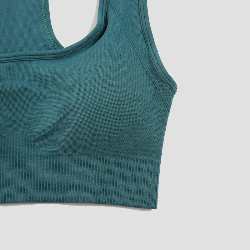 🏋️‍♀️ Women's Padded Sports Bra Tank Top FitiqueFit