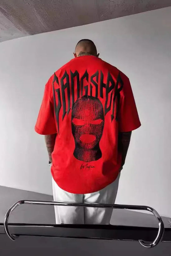 👕 Masked Persona Oversized Harajuku T-Shirt FitiqueFit