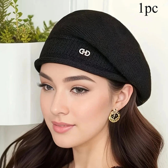 1pc Women's Soft Beanie Hat - Lightweight Stretchy Casual Hat with Jacquard Weave Versatile for Casual Attire Everyday Headwear FitiqueFit