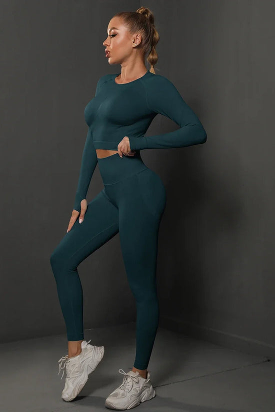 Women's Seamless Long Sleeve Yoga Top FitiqueFit