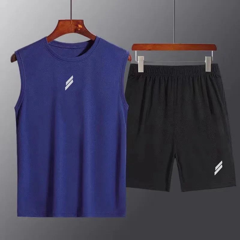 🏃‍♂️ Men's Summer Mesh Quick-Dry Fitness Set FitiqueFit