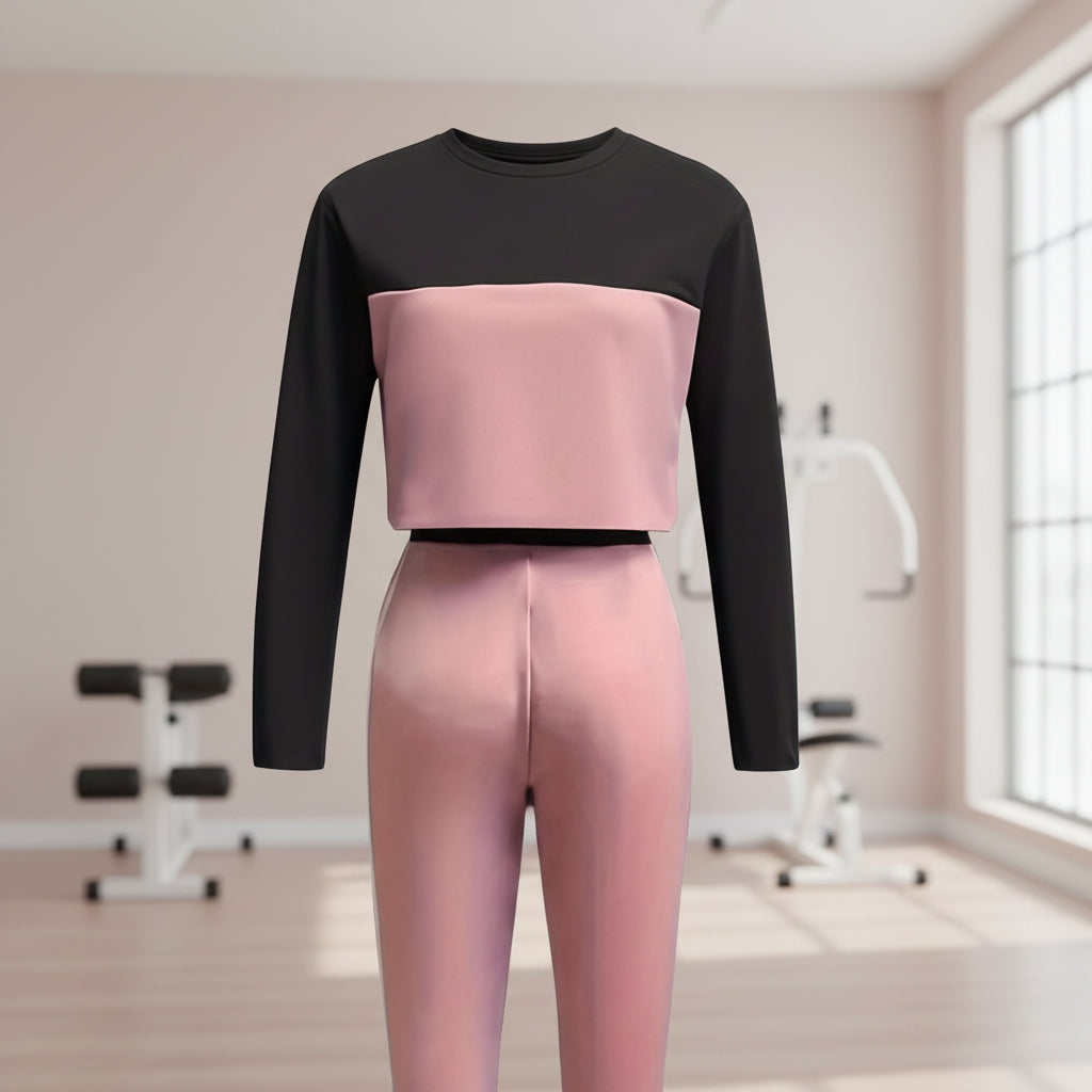 New Korean-style Casual Long-sleeve Trendy Hoodie Set 