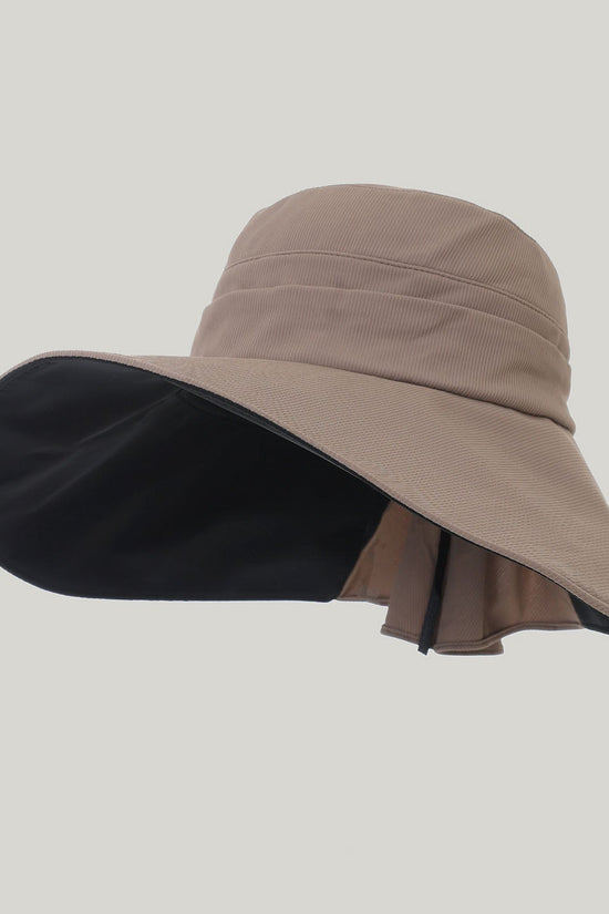 Cross-border Minimalist Light Board Vertical Stripe Wide-brimmed Sun Hat For Daily Outdoor Hiking And Climbing, Sun Protection Hat 