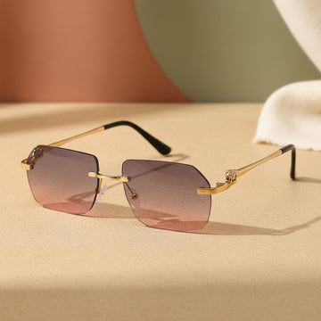 Gold Frame Gray Pink