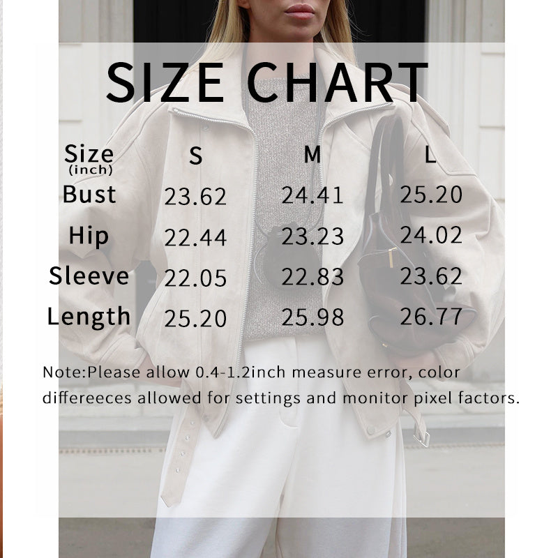 Women's Casual Zip Up Jacket, Fall Long Sleeve Outerwear Coat With Pockets CJ US