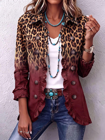 Red Leopard Print