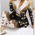  Butterfly Pants Suit