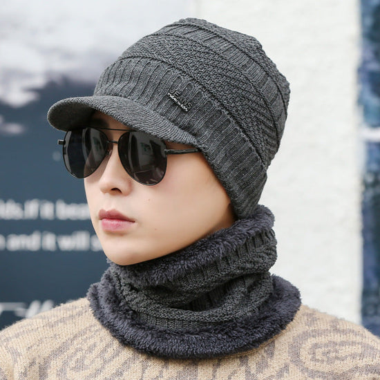 Women’s Fleece-Lined Knit Wool Cap | Winter Warm Hat 