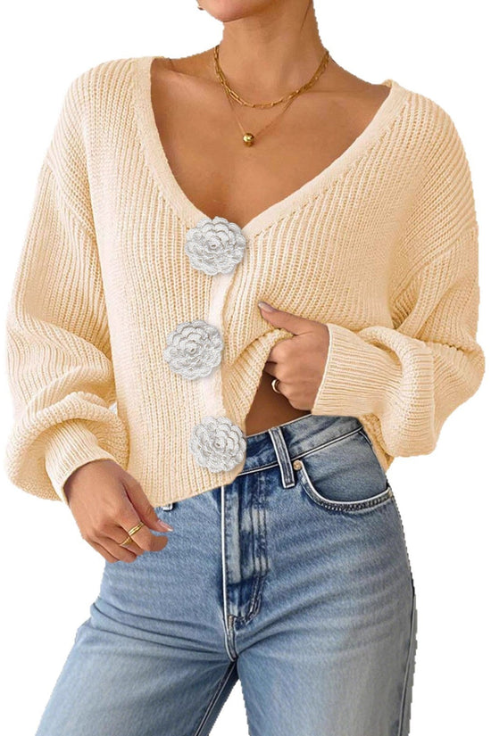 Women’s Knitted Crochet Cardigan CJ