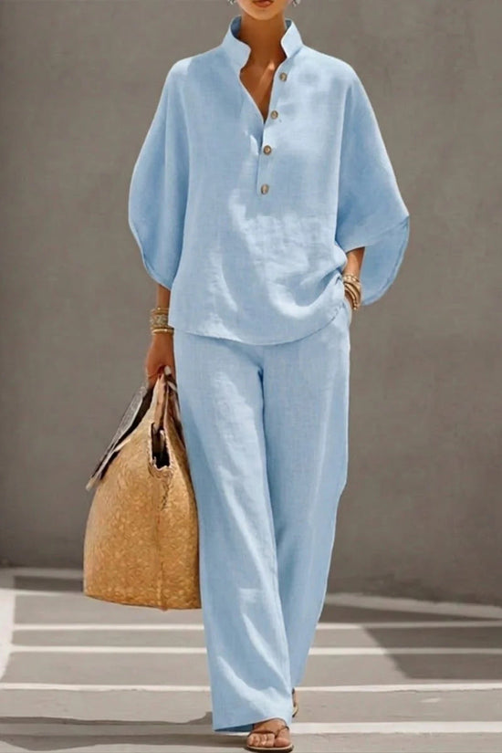 Women's Casual And Versatile Shirt Set Urban Outfit 
