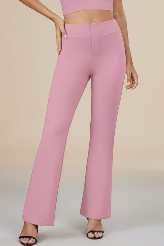 Business-casual High-waisted Stretch Trousers 