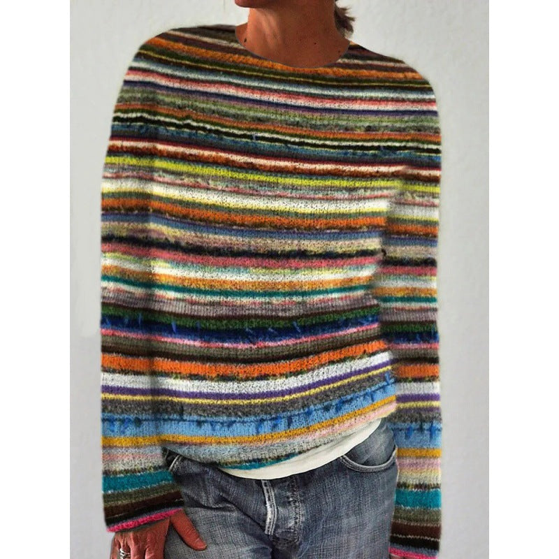 Women’s Fashionable Pullover Sweater Top | Cozy Everyday Knit 