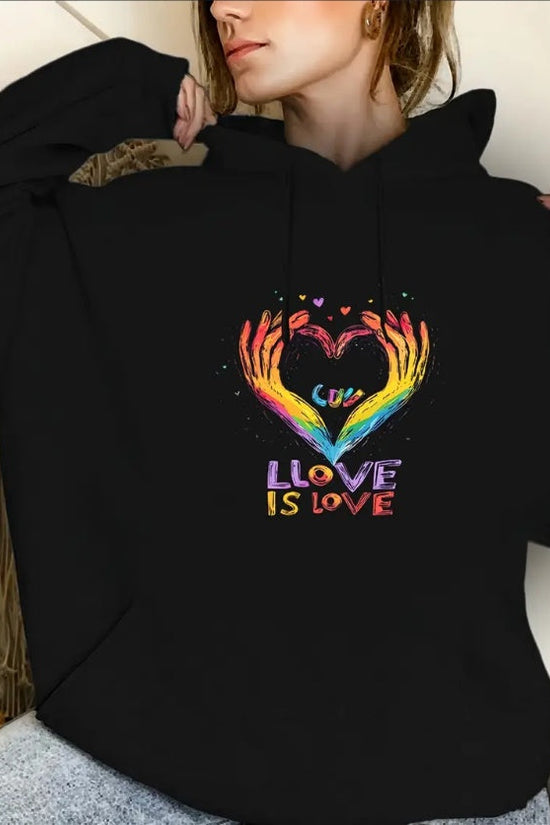 Unisex Casual Printed Hoodie – All Season Fashion Pullover Top CJ US