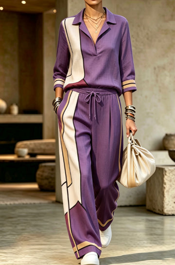purple white