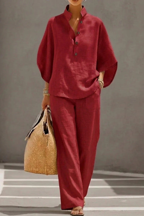 Women's Casual And Versatile Shirt Set Urban Outfit 