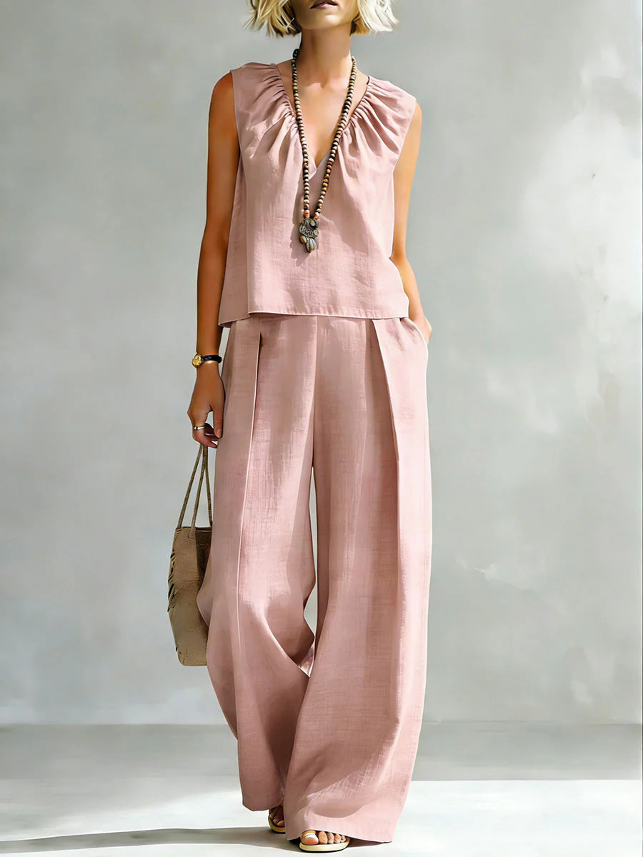Sexy Urban-style Sleeveless Pantsuit 