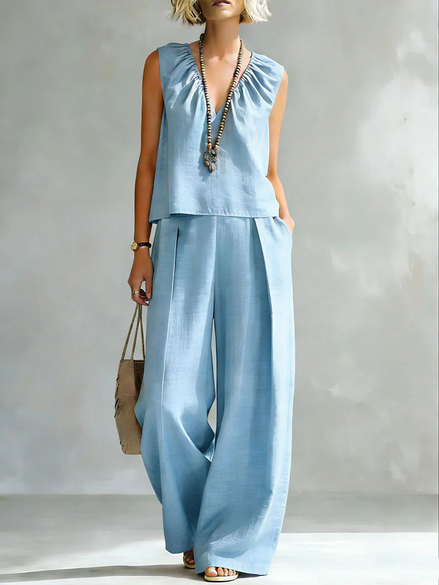 Sexy Urban-style Sleeveless Pantsuit 