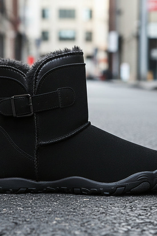 Unisex Warm Fleece-Lined Snow Boots – Anti-Slip Winter Boots for Men & Women - FitiqueFit