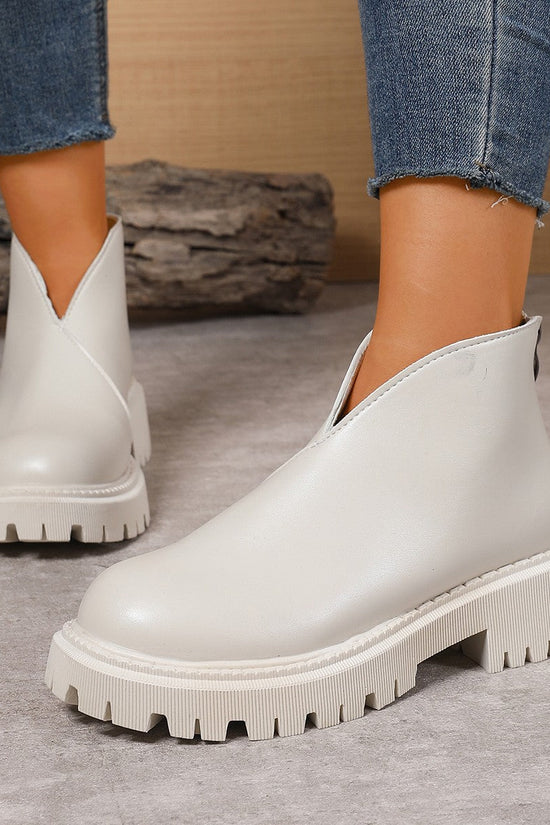 Arrival Women's Plus-size Chunky-heeled High-heeled Ankle Boots 