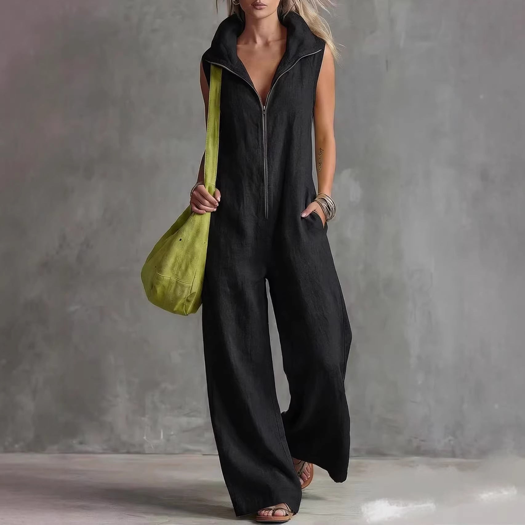 European And American-style Jumpsuit Loose-fitting 