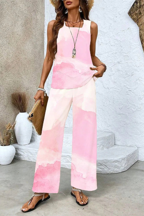 Women's Two-Piece Vest And Pants Set 