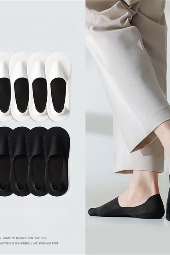 Women’s Invisible Low-Cut Cotton Socks 