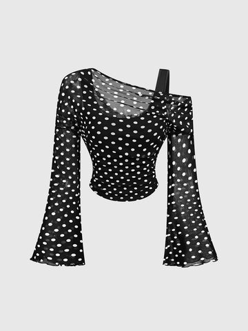 Black Polka Dot