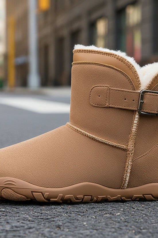 Unisex Warm Fleece-Lined Snow Boots – Anti-Slip Winter Boots for Men & Women - FitiqueFit