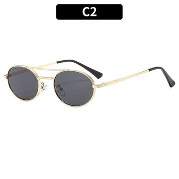 Gold Frame Gray Lenses