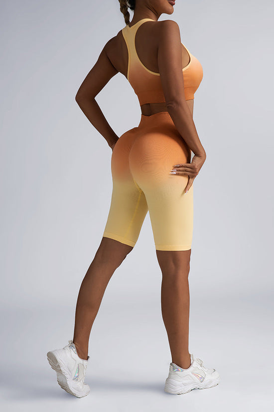 Seamless Women's Activewear Sets – 2-Piece Crop Top & High Waist Shorts/Leggings FitiqueFit