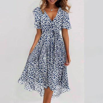 Blue And White Floral