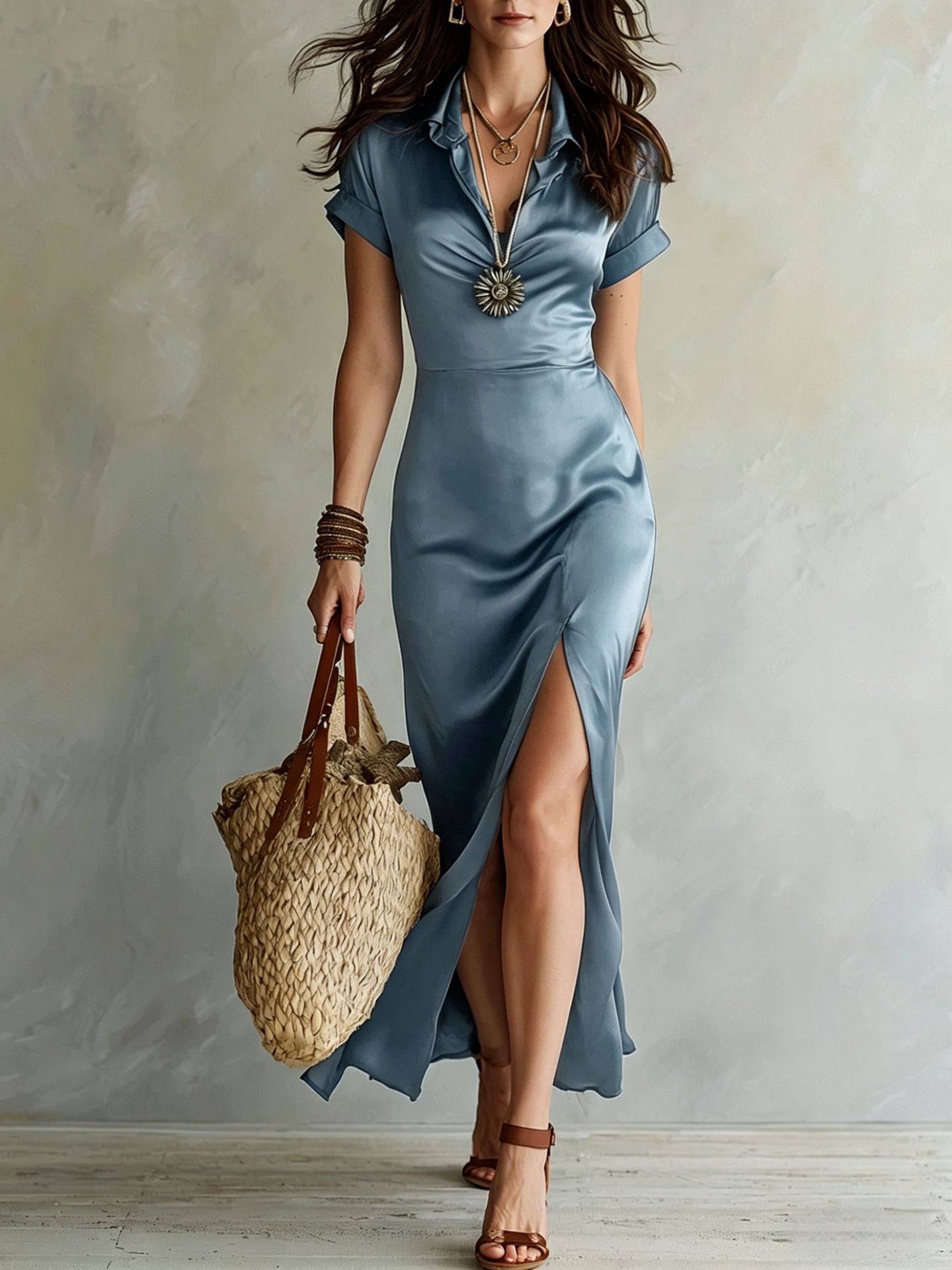 Elegant And Sophisticated Womens Fashion Maxi Dress 