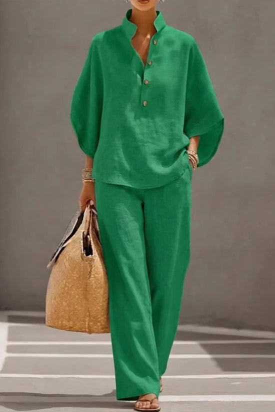 Women's Casual And Versatile Shirt Set Urban Outfit 