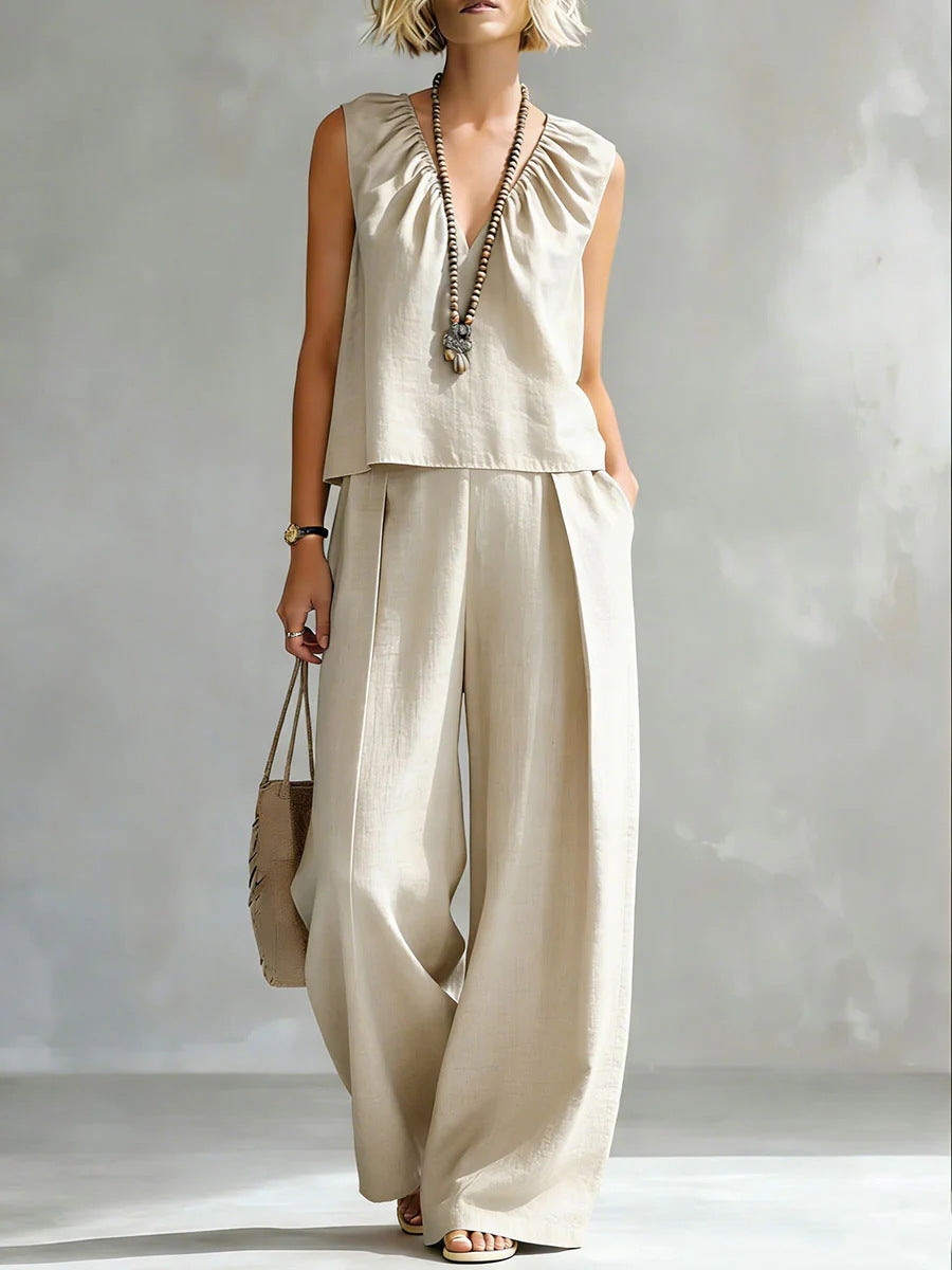 Sexy Urban-style Sleeveless Pantsuit 