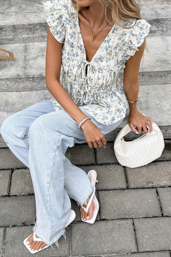 Elastic-waist Casual A-line Skirt Top 