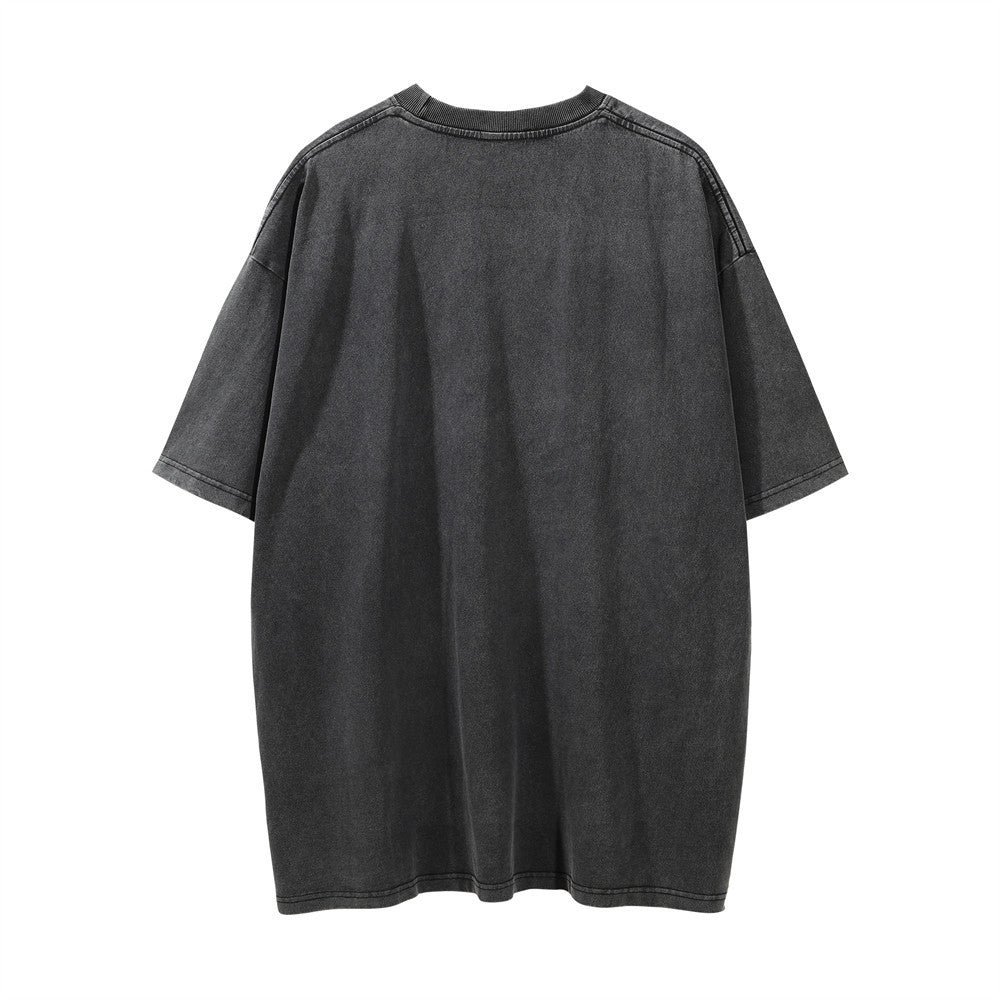 👕 Men's Printed Washed Distressed T-Shirt FitiqueFit