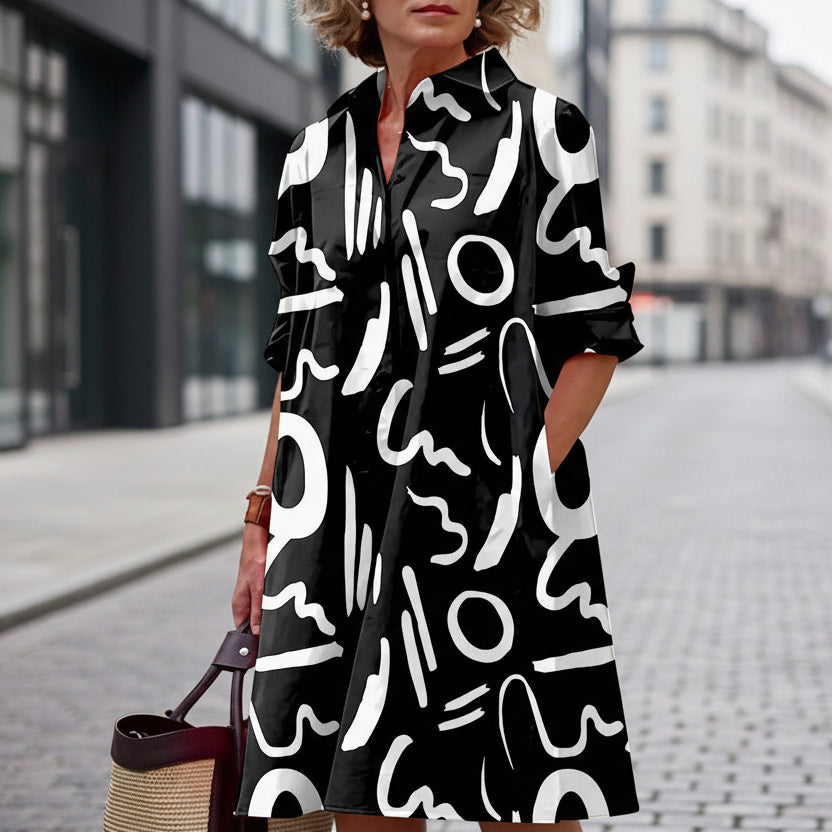 Plus-size Loose-fitting Top Dress 