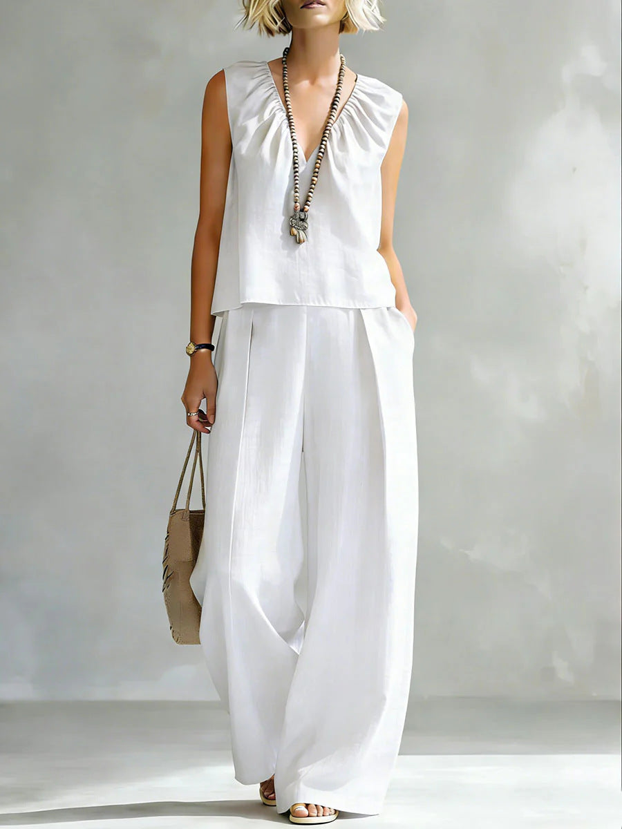 Sexy Urban-style Sleeveless Pantsuit 